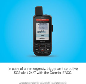 Rugged GPS Handheld with inReach® Satellite Technology, Two-Way Messaging, Interactive SOS, Mapping