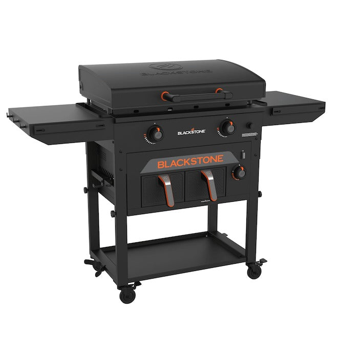 Blackstone 28 inch propane griddle station with air fryer and warming drawer