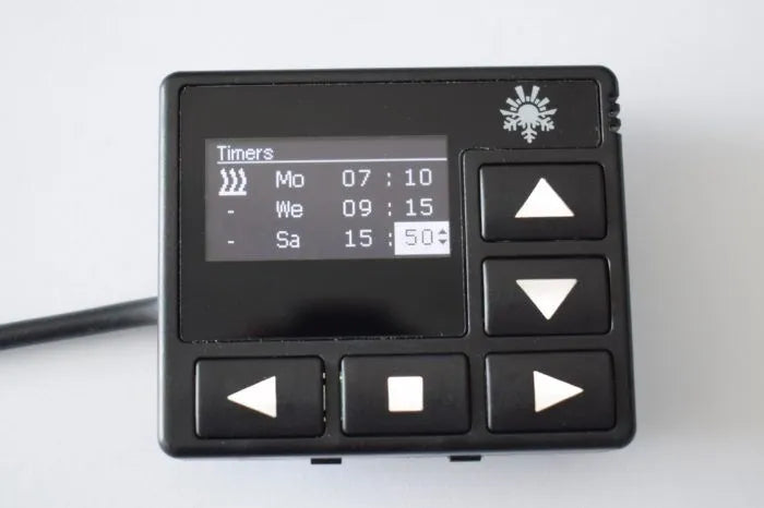 1. Planar PU-27 diesel heater controller with 7-day timer and temperature settings