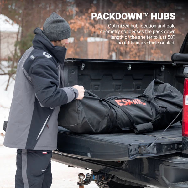 Eskimo FatFish 450i IQ insulated quilted fabric designed to retain heat and reduce condensation