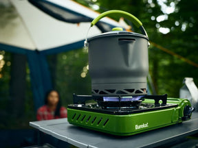 Clean fuel burring camp stove