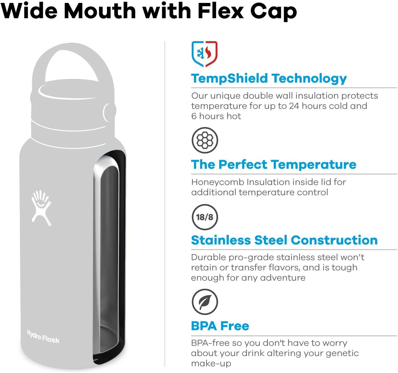 Wide Mouth Insulated Bottle 