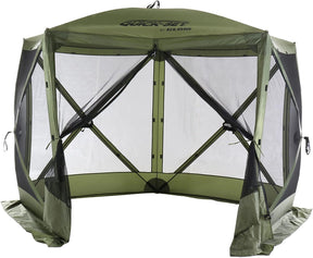CLAM Quick-Set Venture 9 x 9 Foot Portable Pop-Up Outdoor Camping Gazebo Screen Tent