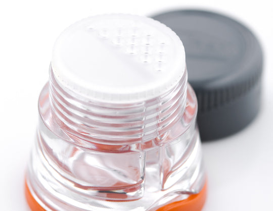 Salt and pepper shaker module from a multi-stage spice container system.