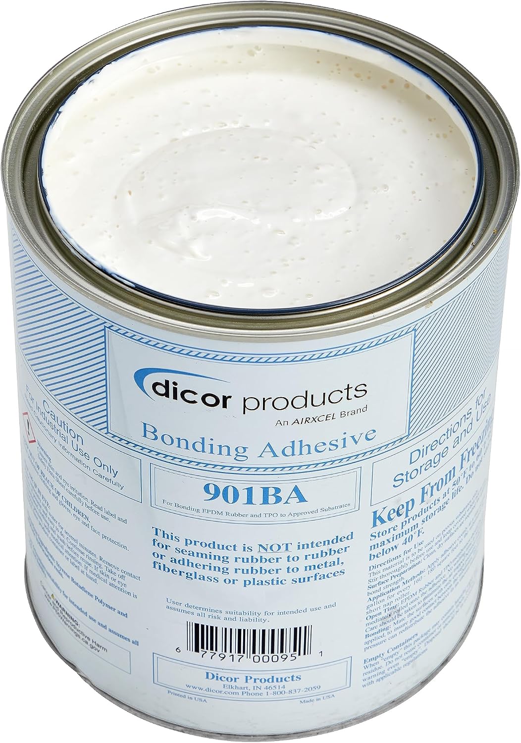 EPDM and TPO roof membrane bonding adhesive 1 gallon can