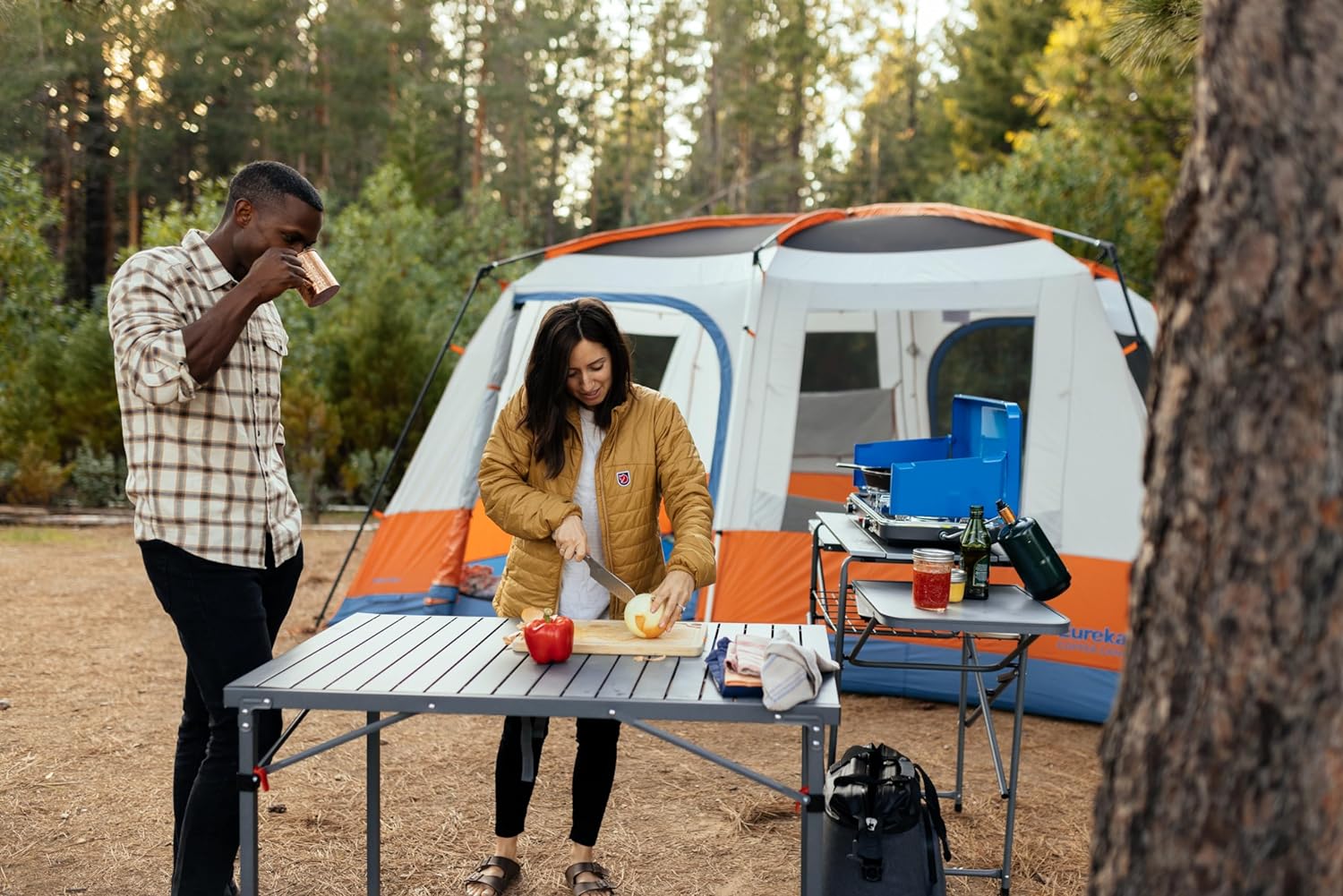 4 people camping table