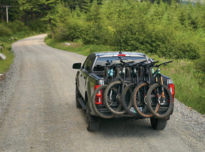 tailgate pad carrying 5 bikes