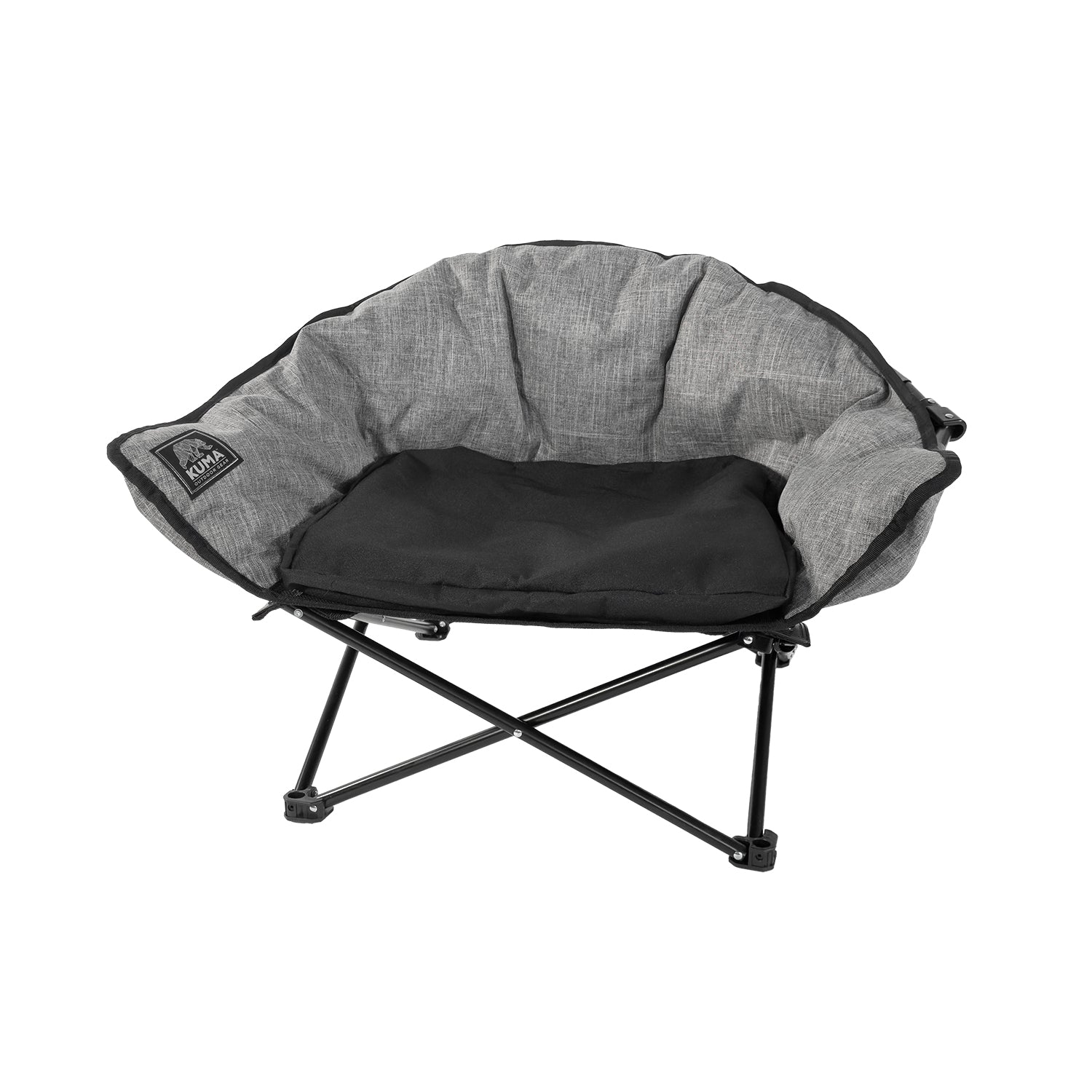 Little Lazy Bear Dog Chair Red Black plaid pet chair with padded cushion