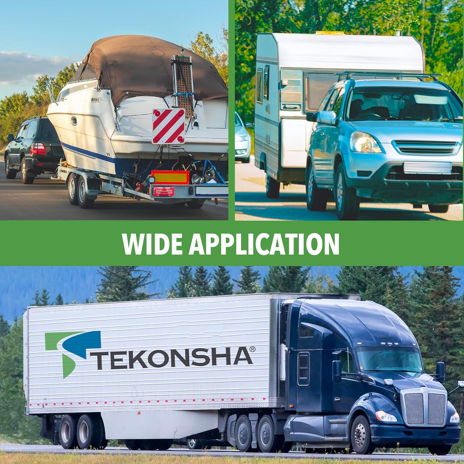 Plug-and-play electric brake controller for 1–4 axle trailers