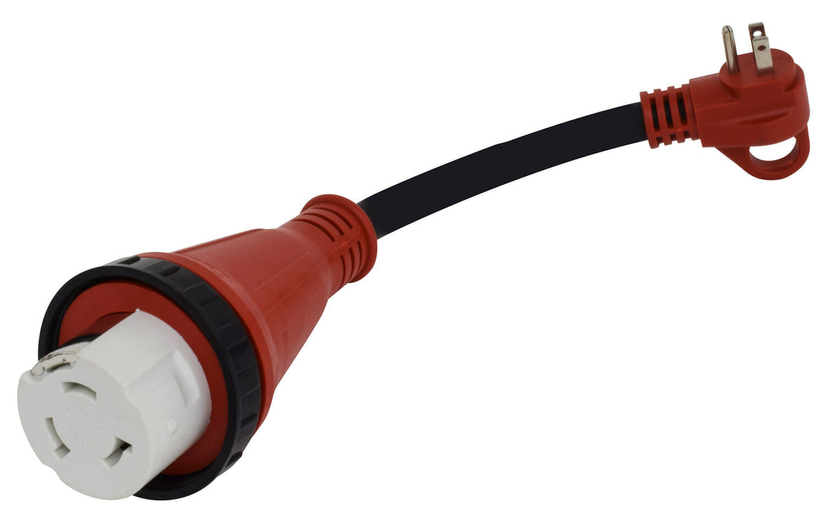 Mighty Cord 15AM-50AF Detachable Adapter Cord 12"
