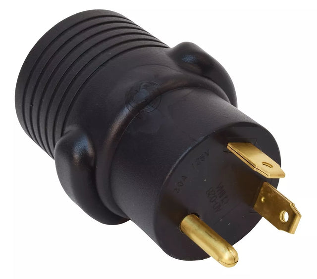 Valterra 30M-50F round park adapter for RV electrical connections