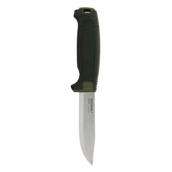 Amberg S outdoor knife with Scandi grind stainless steel blade