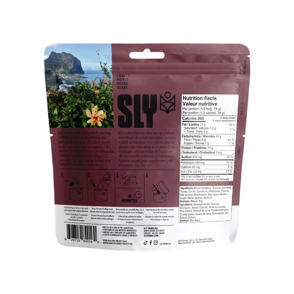 SLY Foods Couscous outdoor meal inspired by North African cuisine