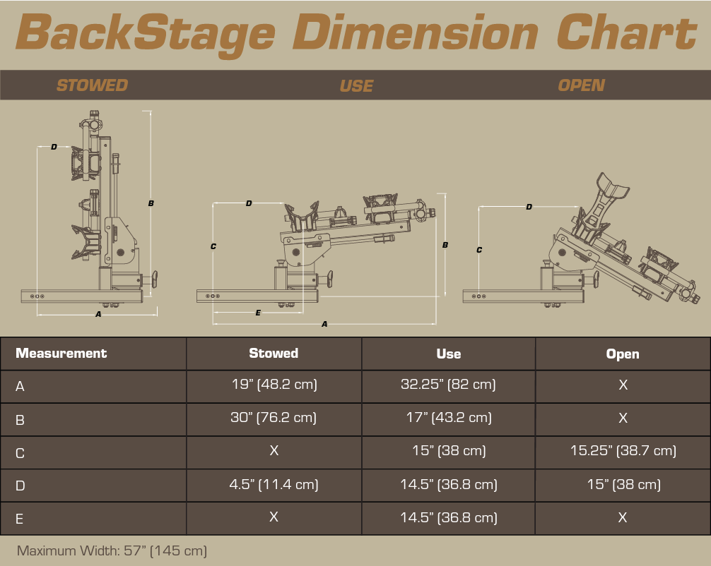 BackStage Swing Away Platform Bike Rack
