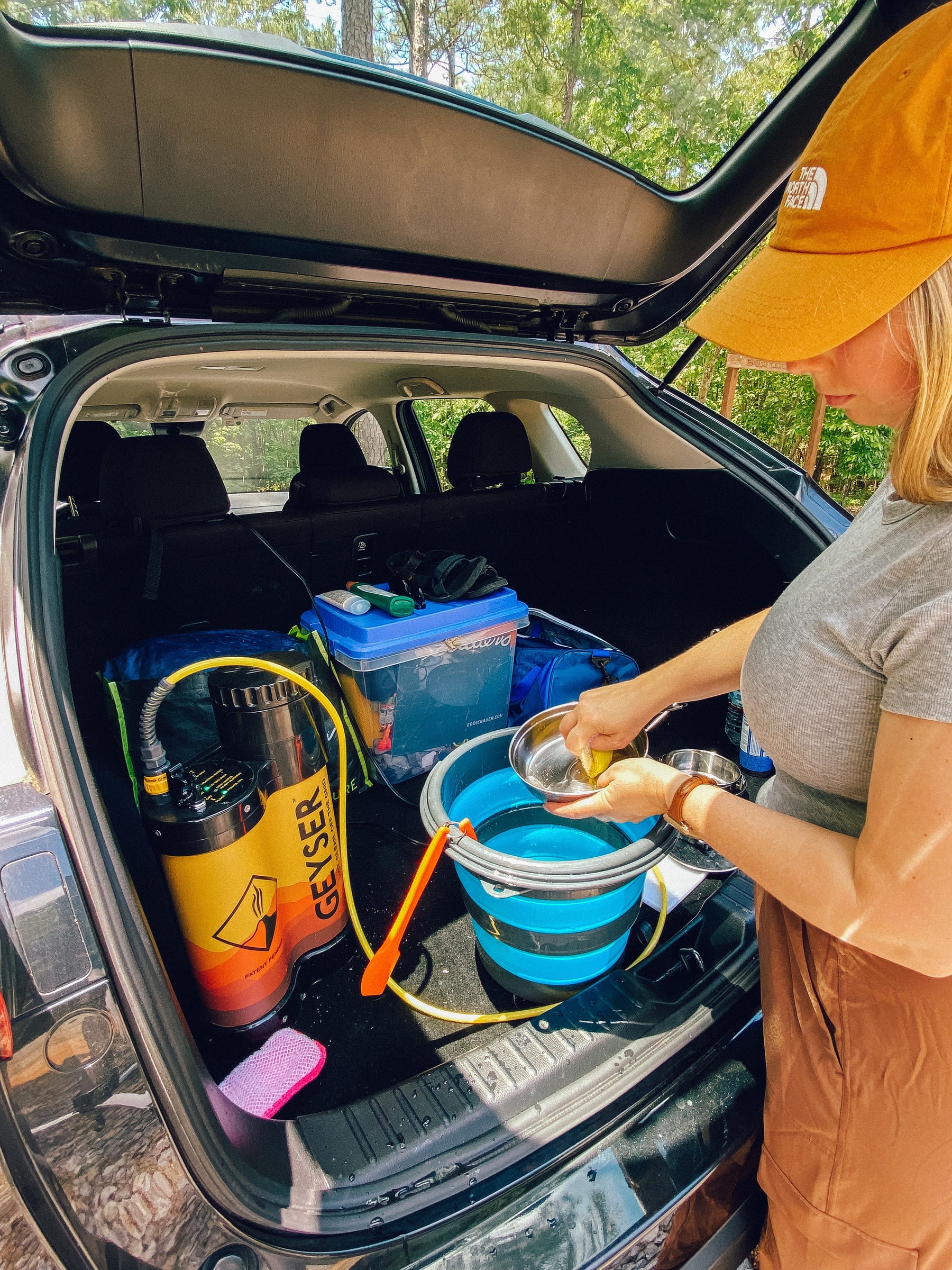 Geyser System Portable Camping Shower