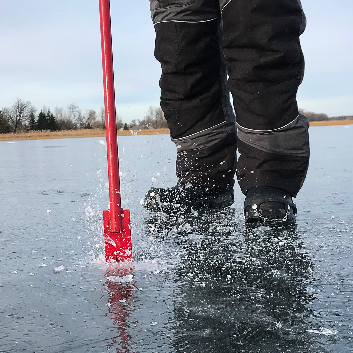 Redneck One-Piece ice chisel designed for long-lasting performance