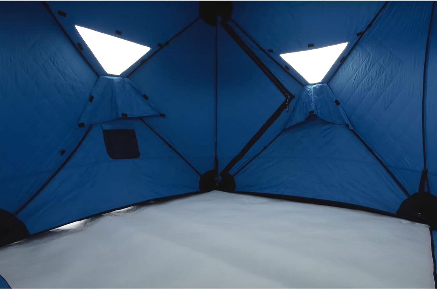 CLAM C-560 Lightweight Portable Pop Up Ice Fishing Angler Thermal Hub Shelter Tent 114477