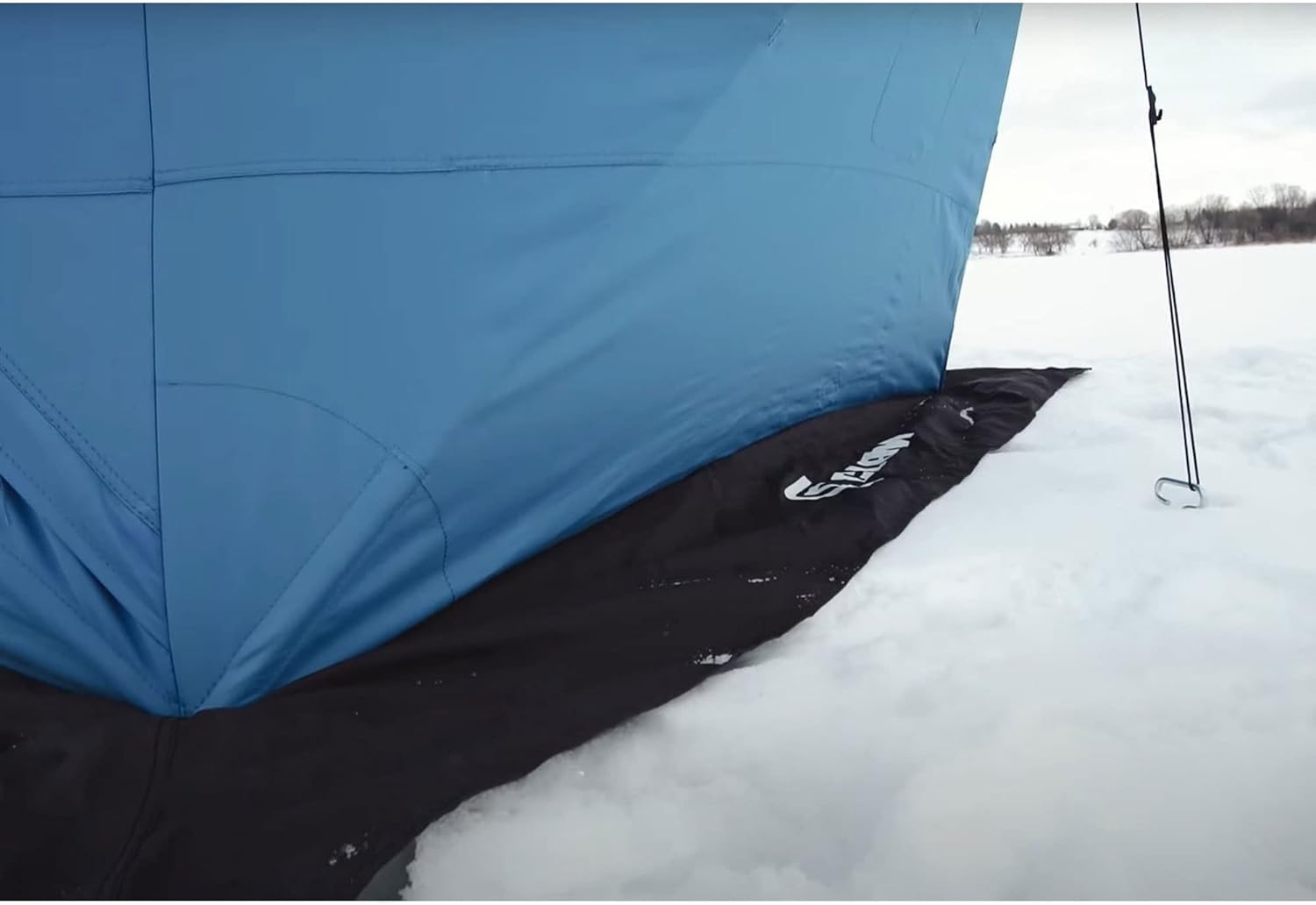 CLAM C-560 Lightweight Portable Pop Up Ice Fishing Angler Thermal Hub Shelter Tent 114477