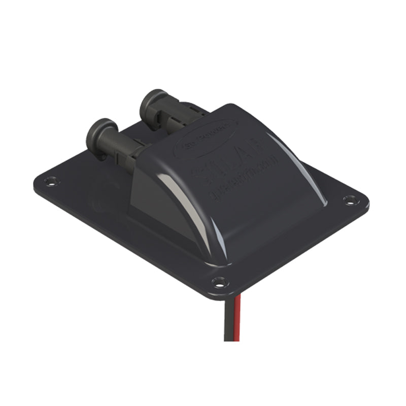 Go Power Cable Entry Plate tidy wire management for RV solar panels