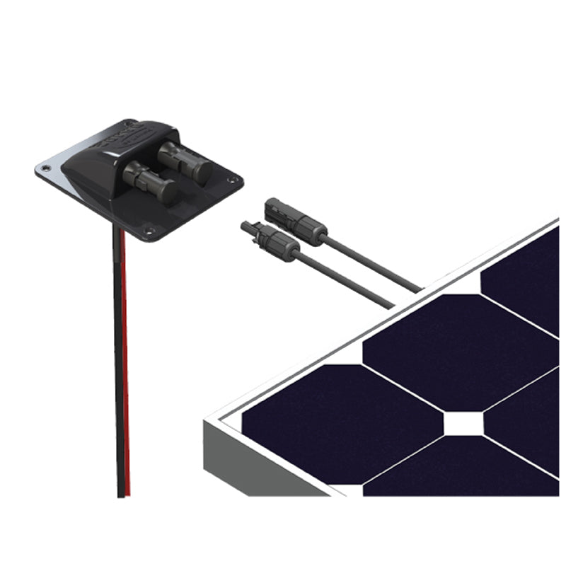 Cable Entry Plate for RV solar systems with SC connectors included