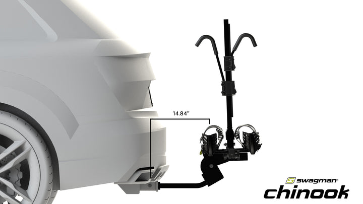 Swagman CHINOOK bike rack with locking threaded hitch pin
