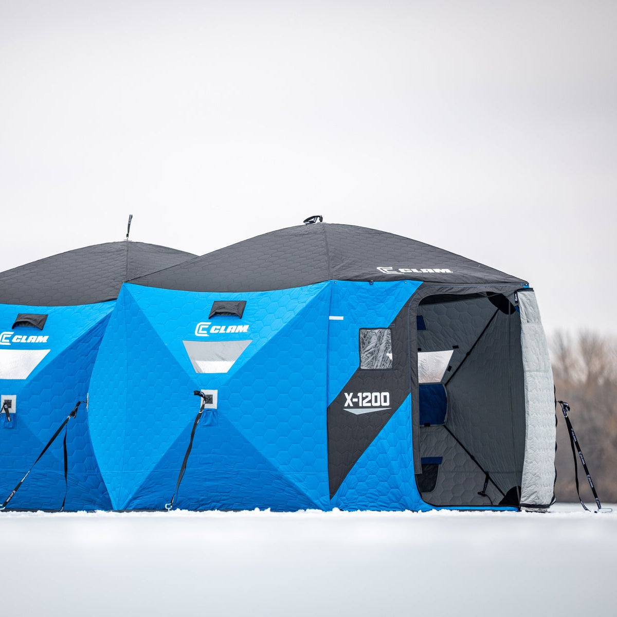 Clam X-1200 large group ice fishing shelter
