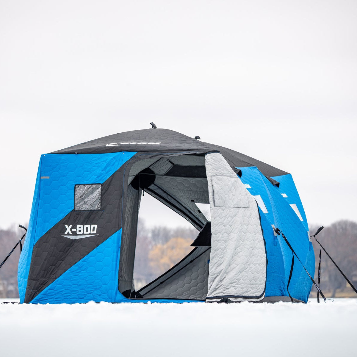 Clam X-800 6 person thermal ice fishing shelter