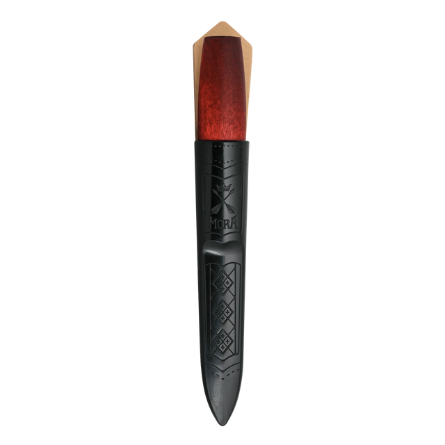 Morakniv Classic 1/0 carbon steel woodworking knife with stained birch handle