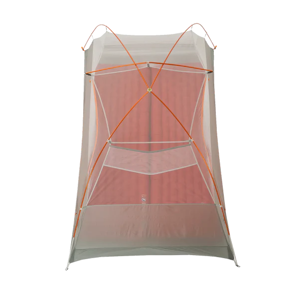 Ultralight 3-season tent with dry-entry vestibules and awning doors