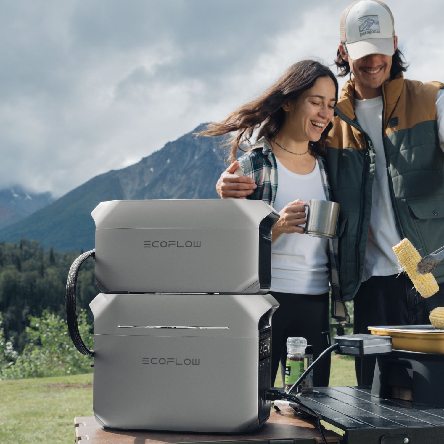 Smart extra battery for EcoFlow DELTA 3 portable power station
