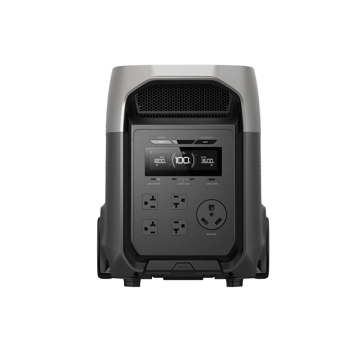 EcoFlow DELTA 3 Ultra 3072Wh Portable Power Station Front View