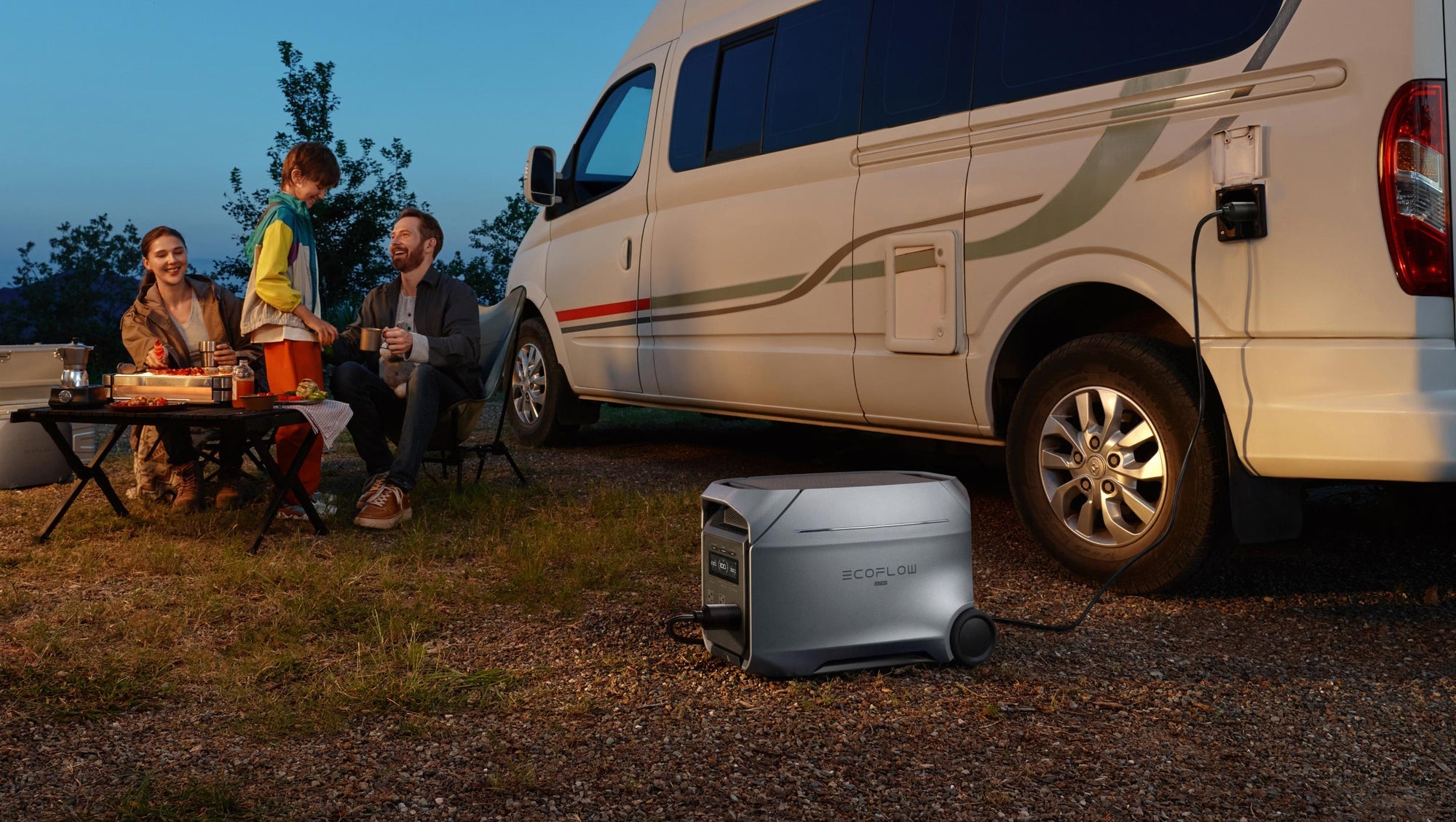 EcoFlow DELTA 3 Ultra Portable Solar Generator for RV Camping