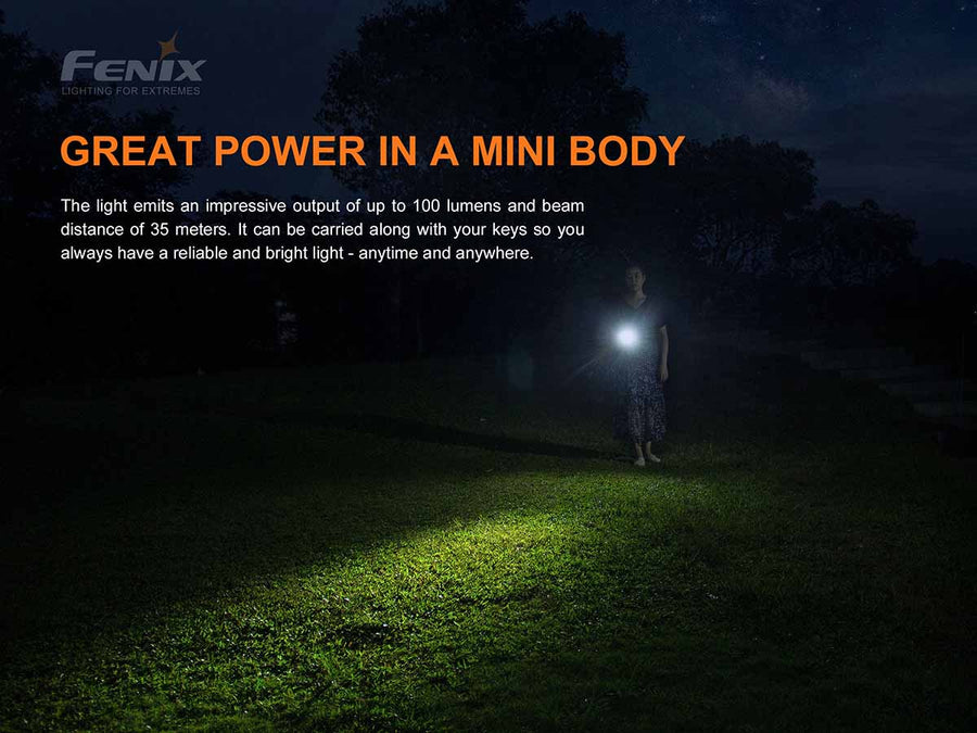 Fenix E01 V2.0 LED flashlight with AAA battery