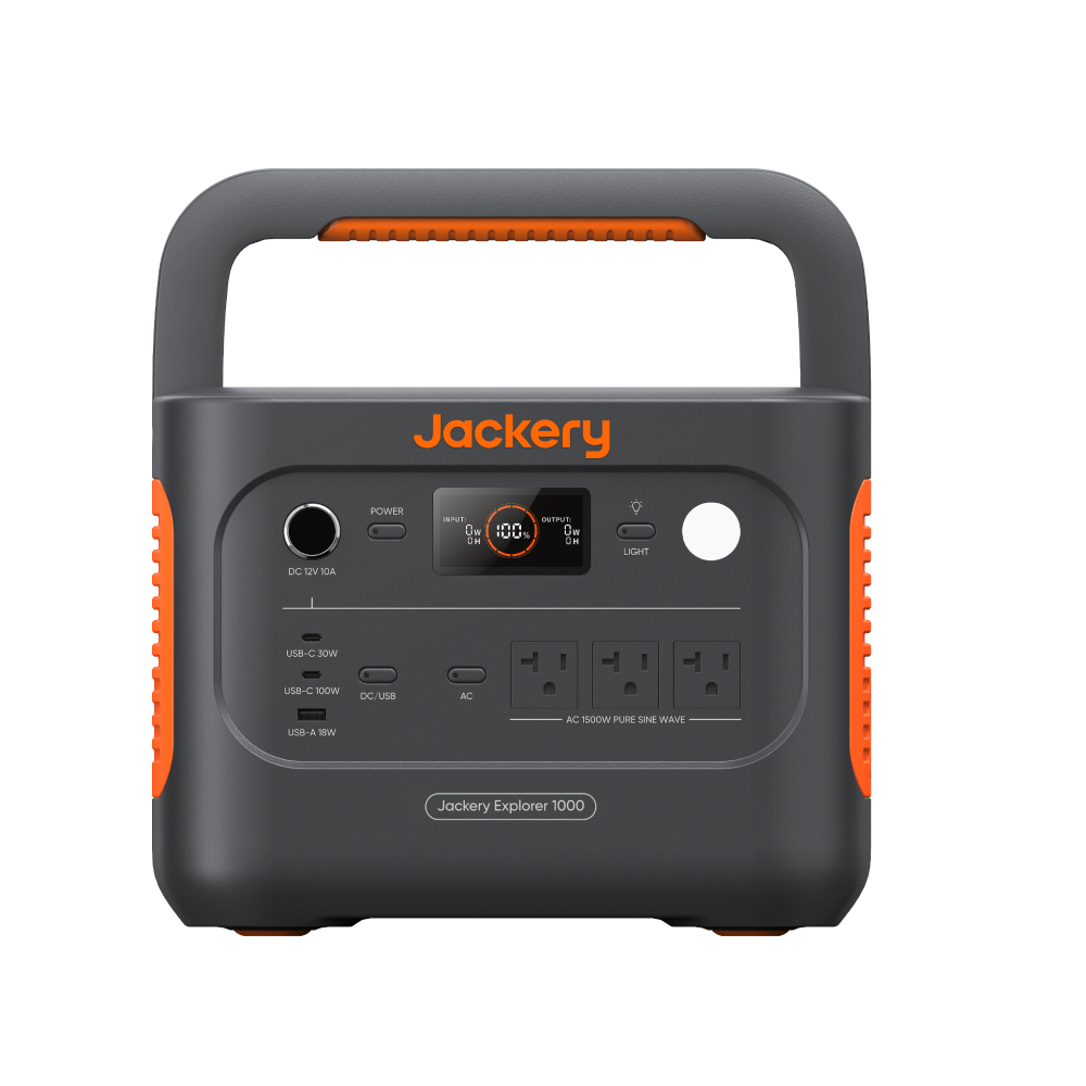 Jackery Explorer 1000 v2 portable power station front view