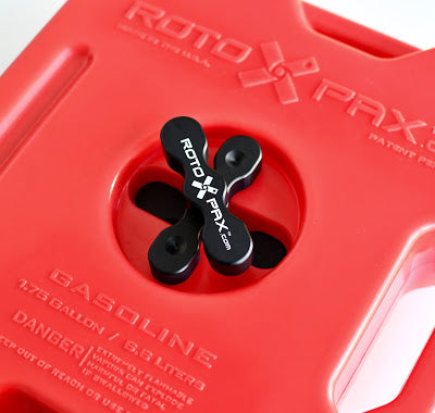 Rotopax installed on a rotopax fuel can