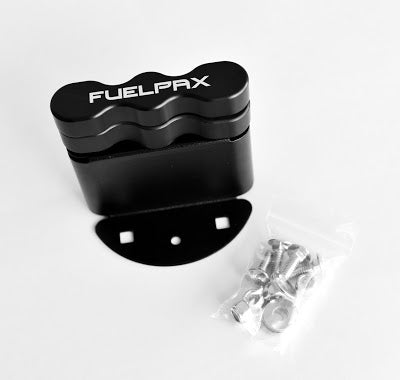 Durable aluminum clamping fuel pack bracket