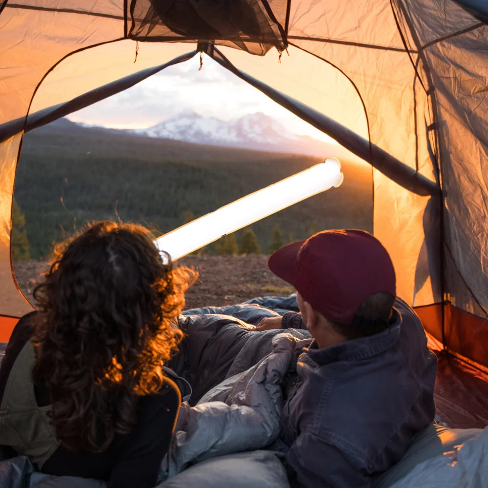 Cross Canyon Tent’s lightweight aluminum pole construction detail