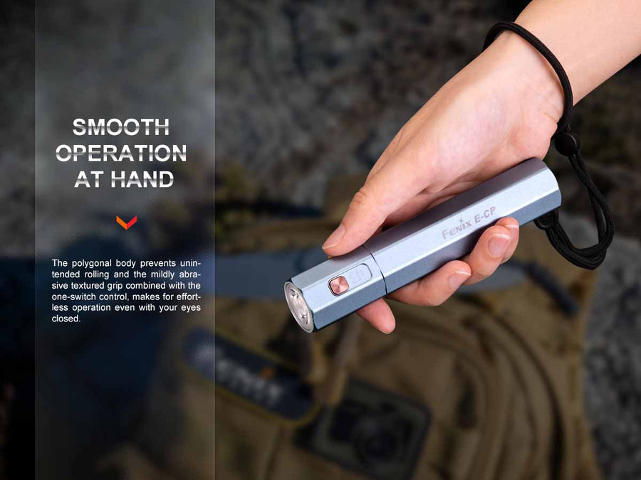 Fenix E-CP flashlight with 5000mAh power bank battery