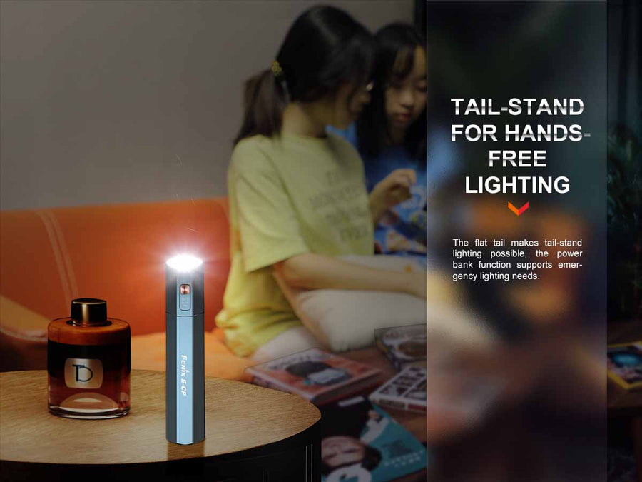 Fenix E-CP portable flashlight and power bank for camping
