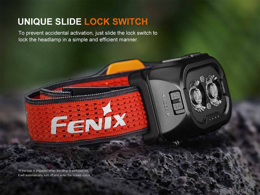 Fenix HL18R-T V2.0 Headlamp with Emergency Whistle on Adjustable Headband