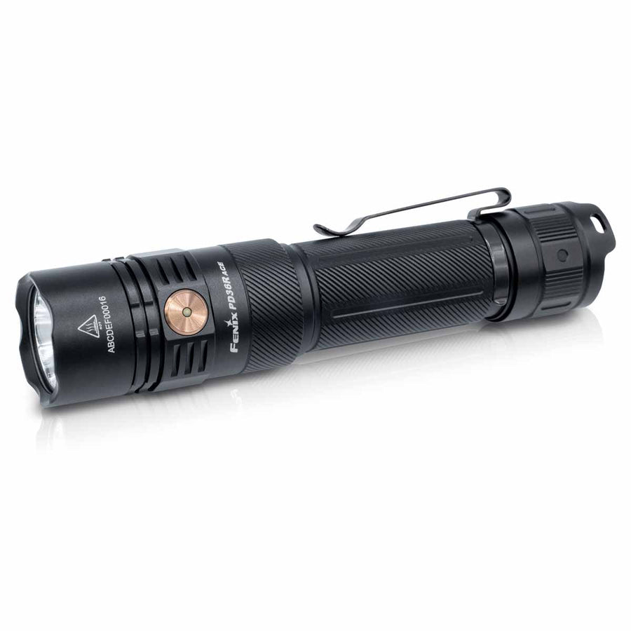 Fenix PD36R ACE rechargeable tactical flashlight with 3000 lumens and USB-C charging