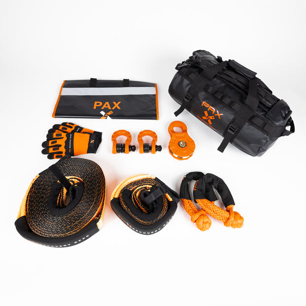 RotopaX Recovery Gear Kit complete off-road recovery equipment in storage bag