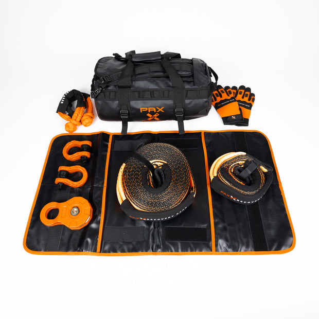 Off-road recovery gear kit by RotopaX for 4x4 and overland vehicles