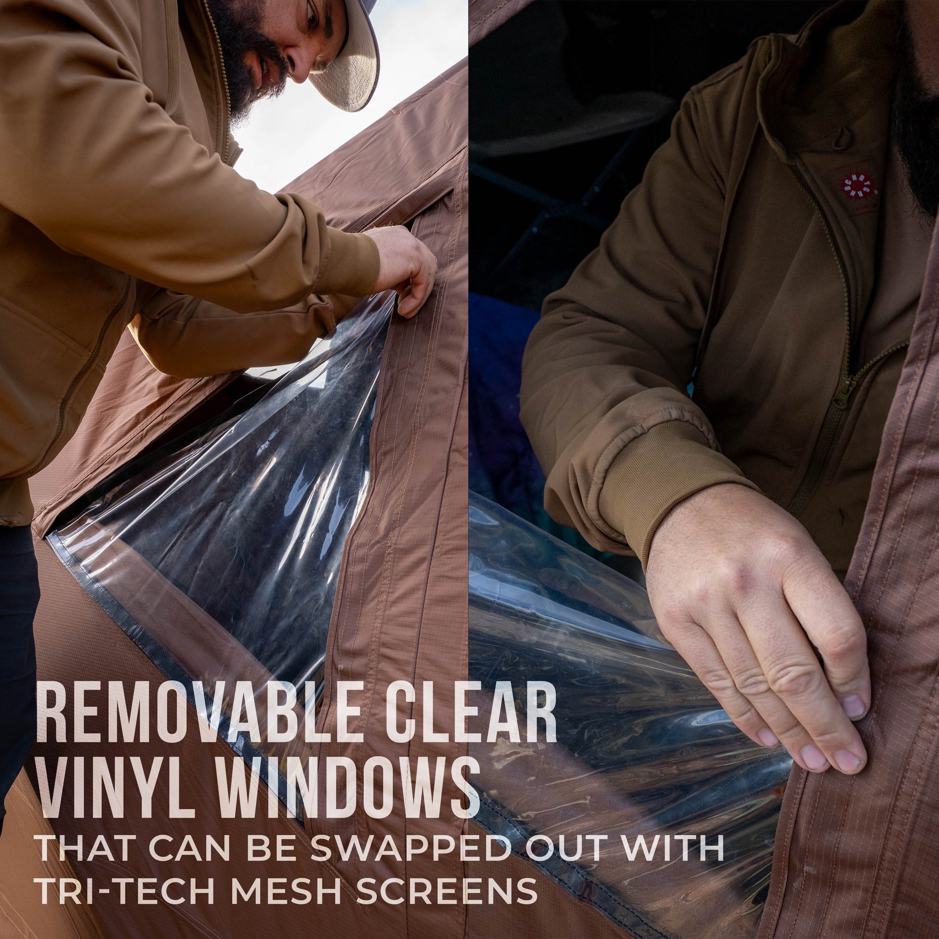 Gazelle Backcountry T10 shelter on rugged backcountry terrain