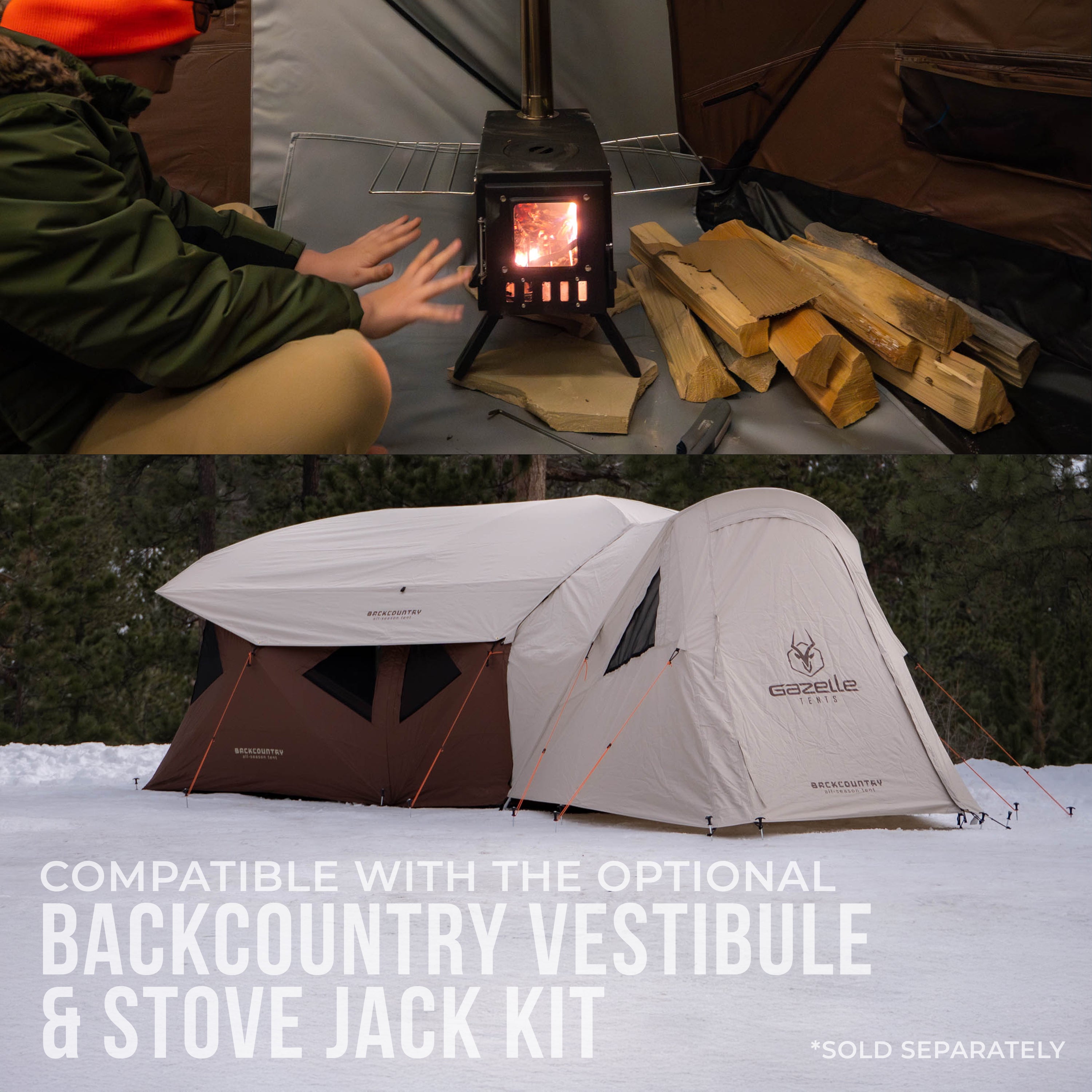 Gazelle T10 interior with removable bathtub floor and gear lofts
