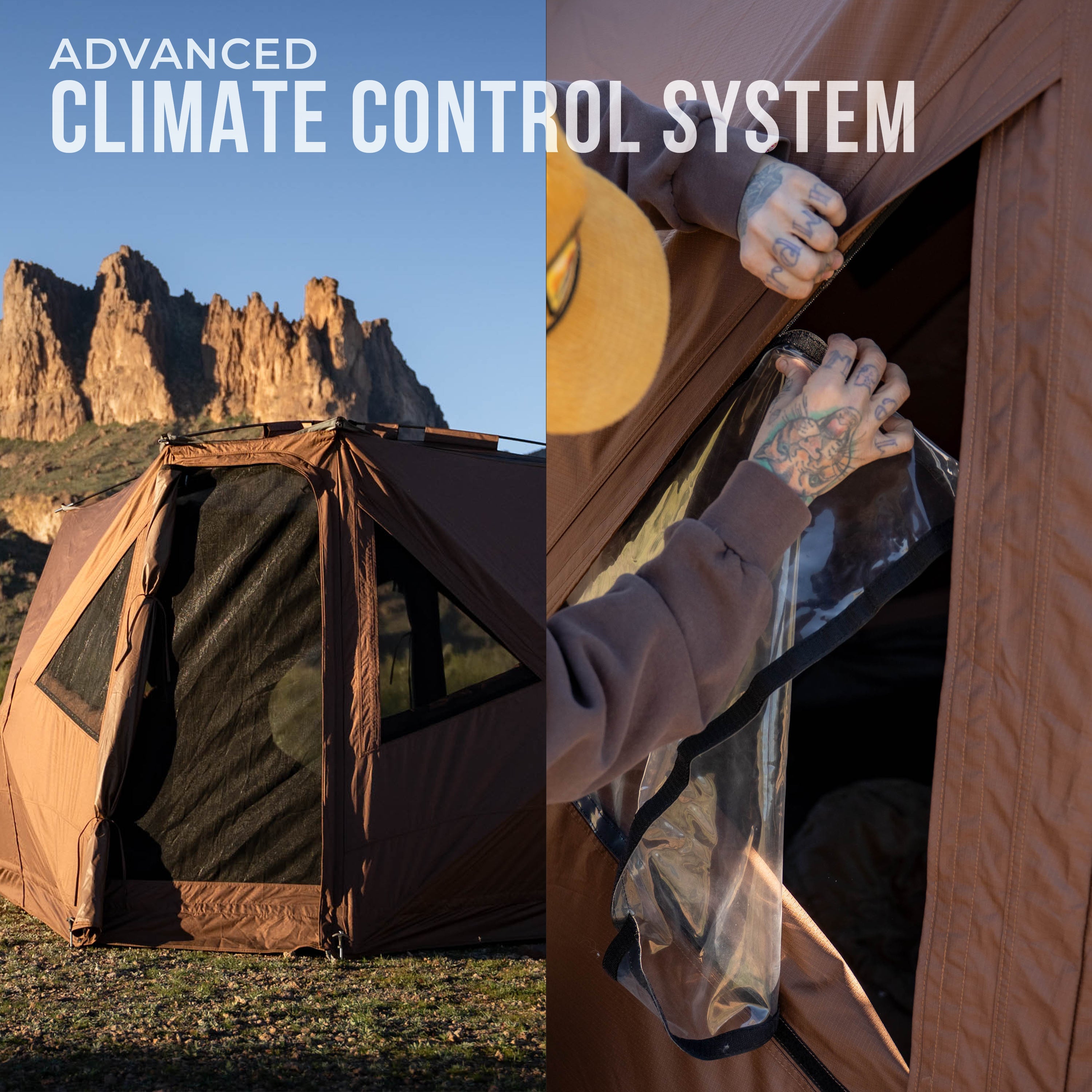 Gazelle Backcountry T5 heavy-duty ripstop polyester overland basecamp tent