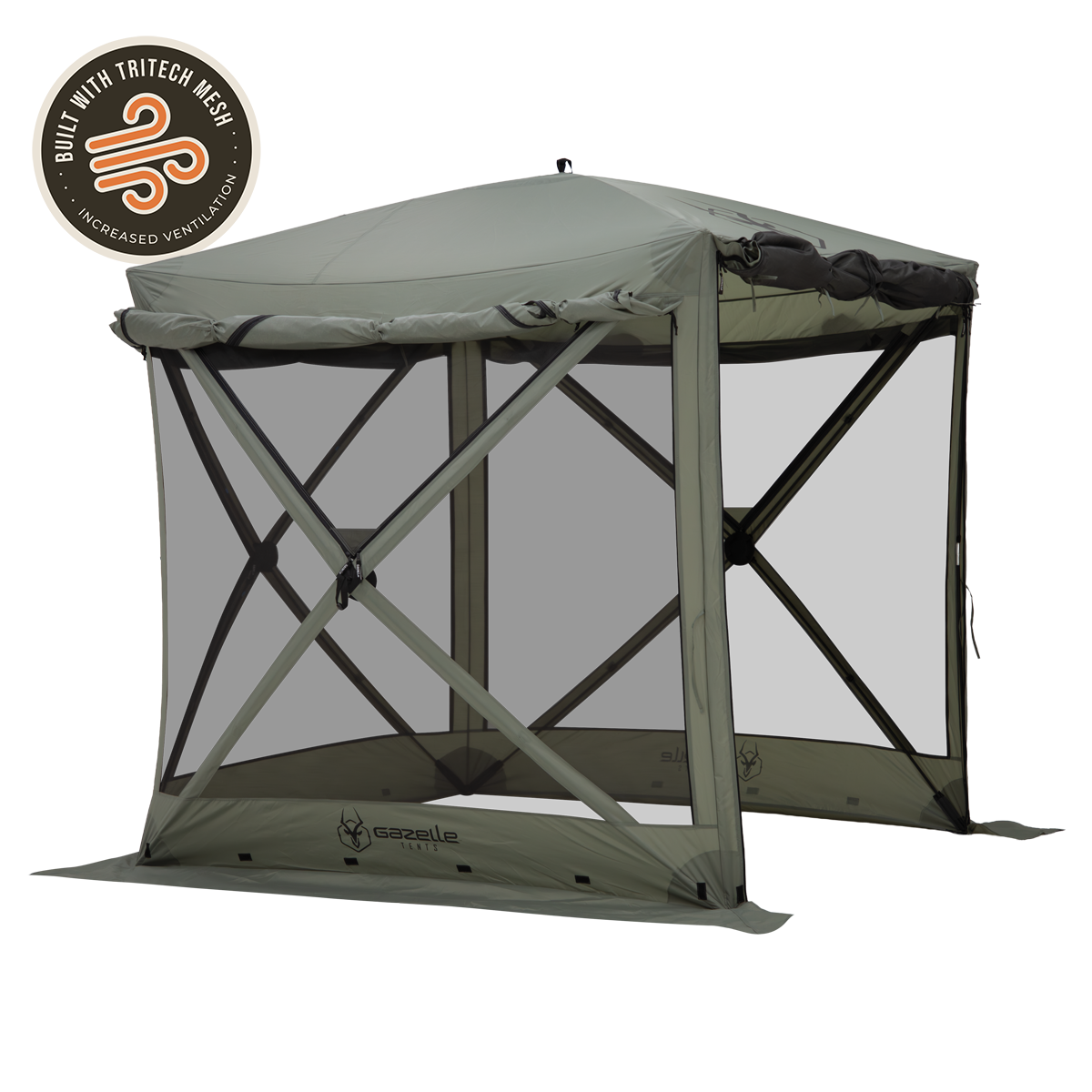 Gazelle G4 Deluxe 4-sided portable gazebo for camping and outdoor shelter