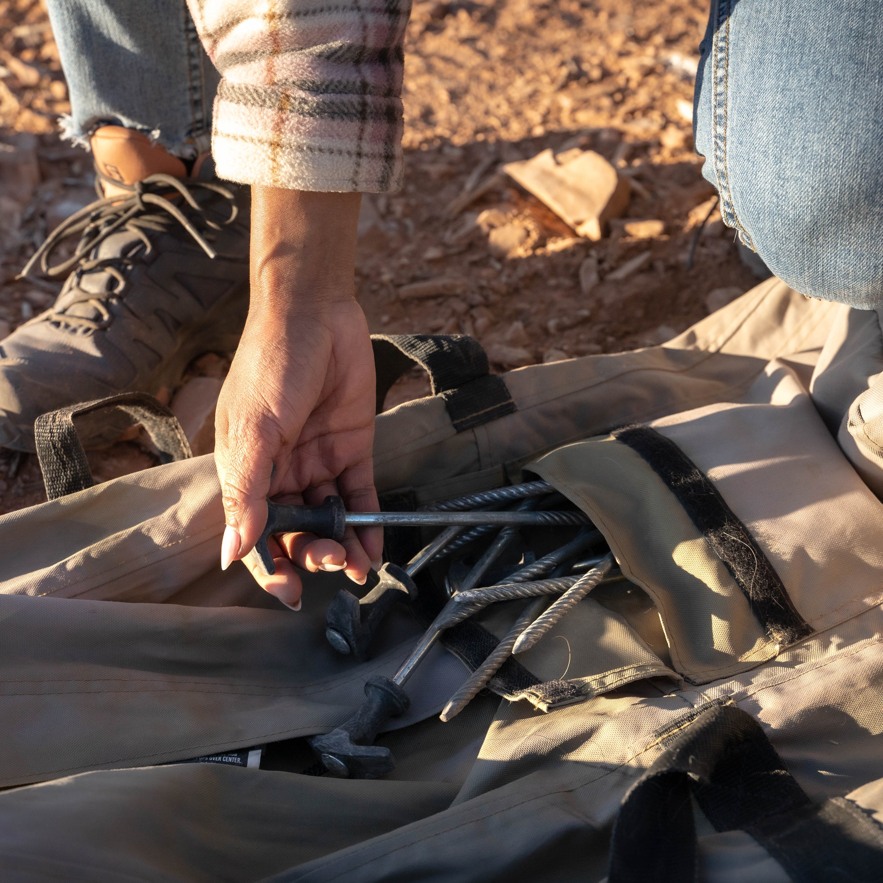 Step-by-step setup of the Gazelle T4 Hub Tent Overland Edition, showing quick assembly in under 90 seconds.