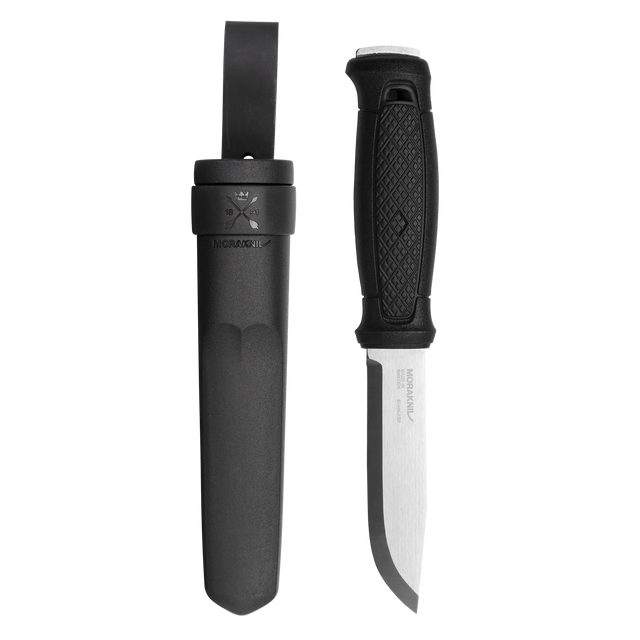 Garberg (S) survival knife, full-tang stainless steel blade, durable bushcraft design