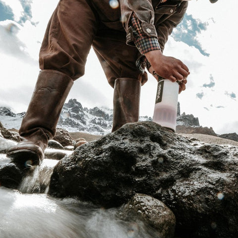 Grayl GeoPress Purifier Bottle with Water Filter - 710ml